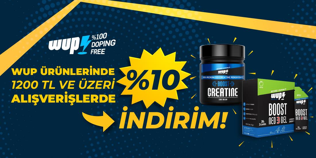 Wup Ürünlerinde 1200 TL ve Üzeri Alışverişlerde %10 İndirim